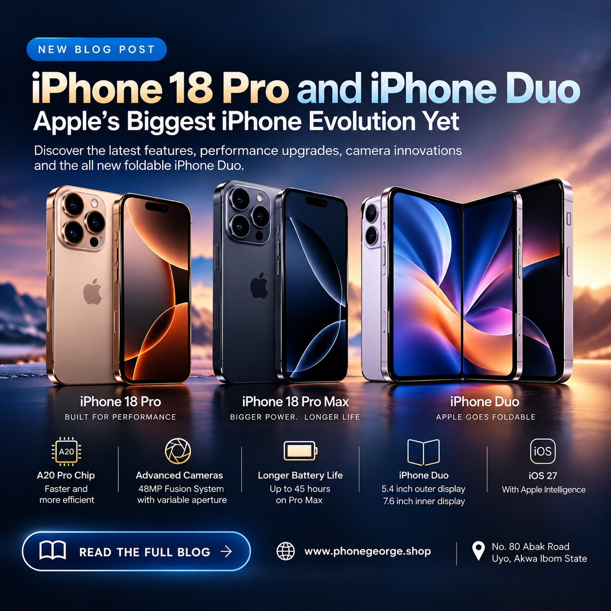 iPhone 18 Pro and iPhone Duo: Apple’s Biggest iPhone Evolution Yet